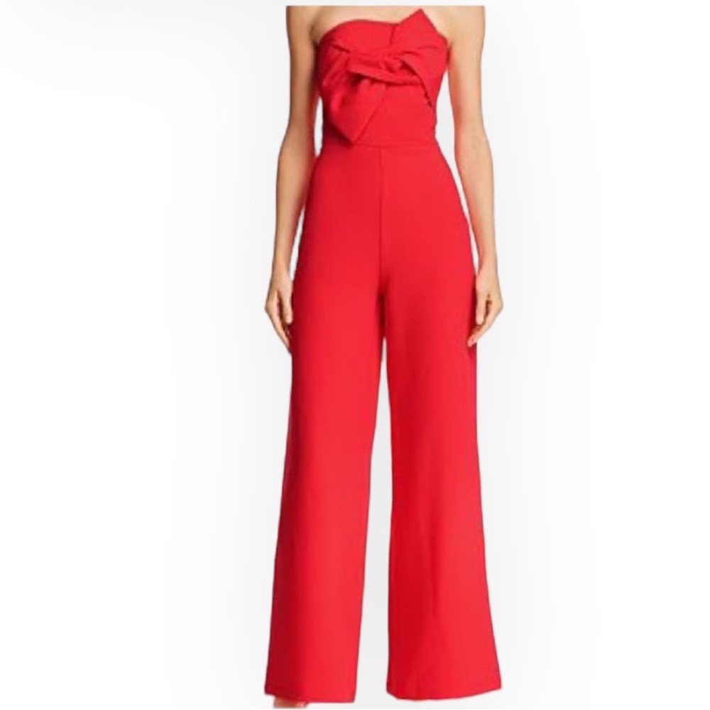 DO + BE Wide Leg Strapless Jumpsuit